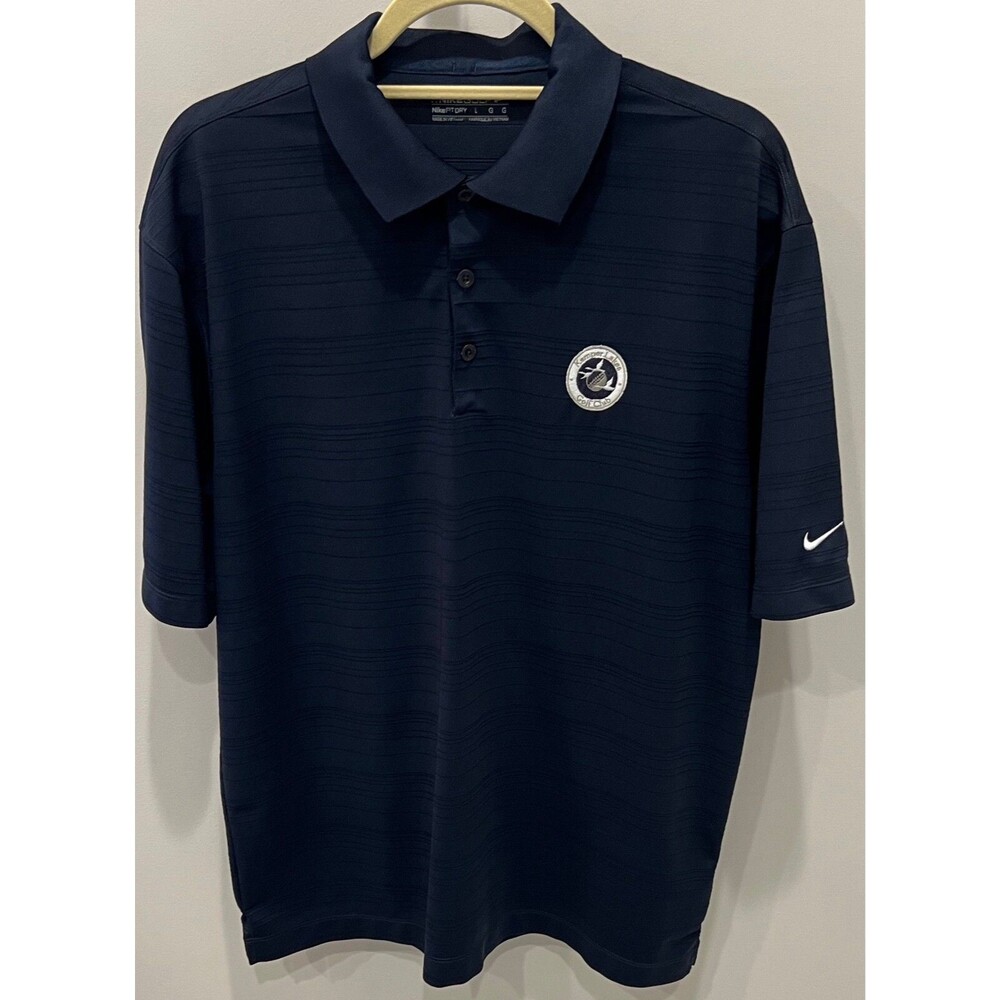 Kemper Lakes Golf Club - Nike Dri-Fit Golf Club - Men's Size Large - Navy